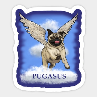 PUGASUS! Sticker